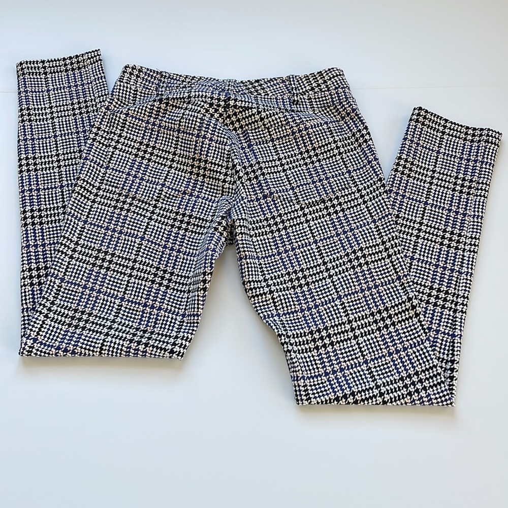 NWOT McLaughlin Plaid Stretchy Pants Size 2 - Picture 3 of 16